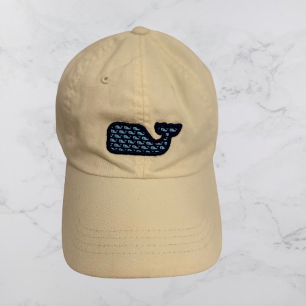 Vineyard Vines Hat Khaki with Blue whale